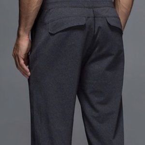 Lululemon men’s pants, heathered black-medium.
